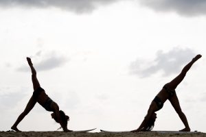 Yoga en el entorno perfecto