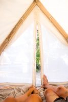 Confortable Confortables tiendas glamping Vieux Boucau