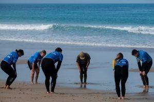 Préchauffage Cours de surf en Espagne
