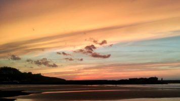 Pura relajación Paisaje relajante playa San Vicente de la Barquera