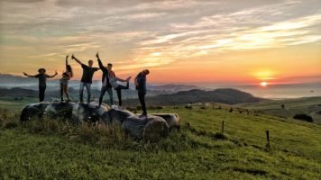 Hermosa puesta de sol San Vicente de la Barquera