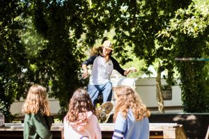 Sesión de skate surf camp junior Francia