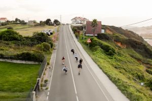 Sesión skate surf camp Cantabria
