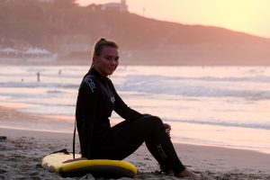 Atardecer playa Surf camp Cantabria