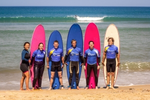 Clases de surf en Francia VIeux Boucau
