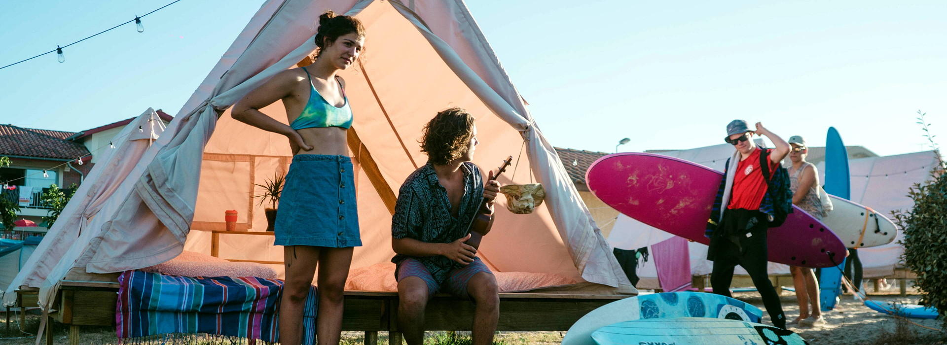 Alojamiento en tiendas glamping en Vieux Boucau